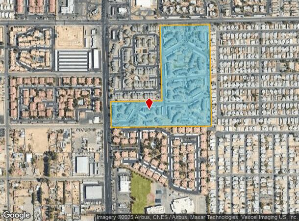  3070 S Nellis Blvd, Las Vegas, NV Parcel Map