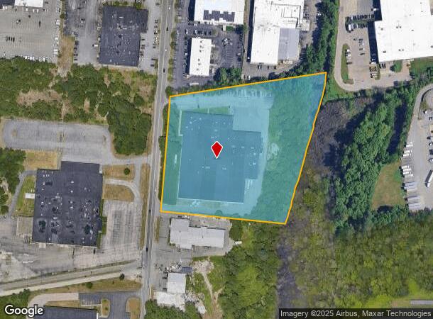  1100 Pearl St, Brockton, MA Parcel Map