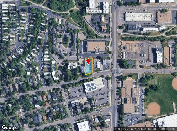 2741 Mapleton Ave, Boulder, CO Parcel Map