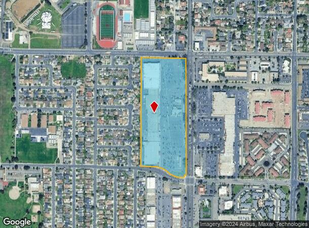  1321 S Broadway, Santa Maria, CA Parcel Map