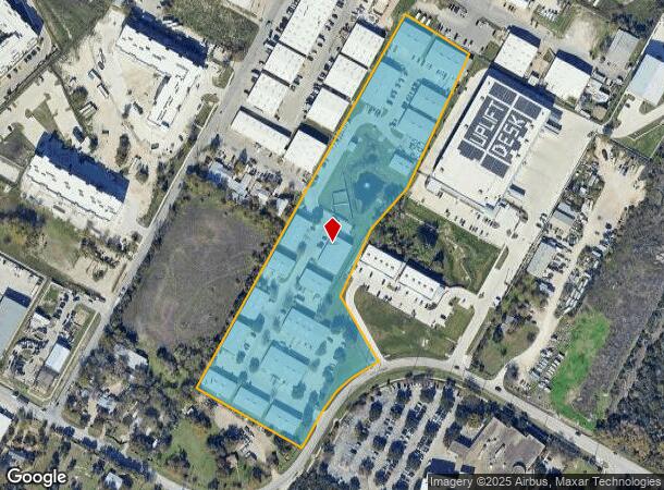  1834 Ferguson Ln, Austin, TX Parcel Map