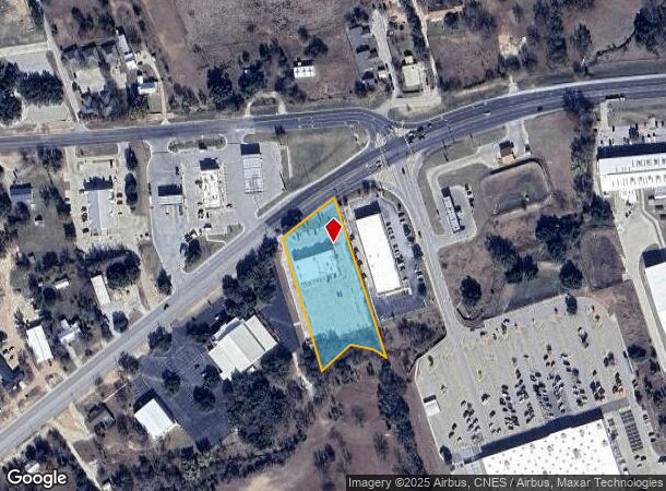 1702 Central Texas Expy, Lampasas, TX Parcel Map