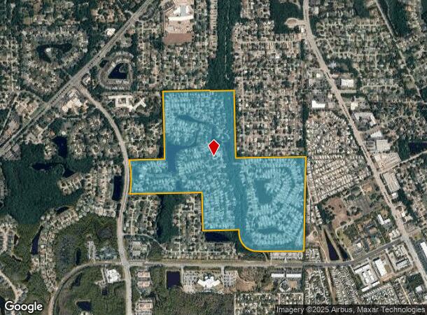  1 Falls Way Dr, Ormond Beach, FL Parcel Map