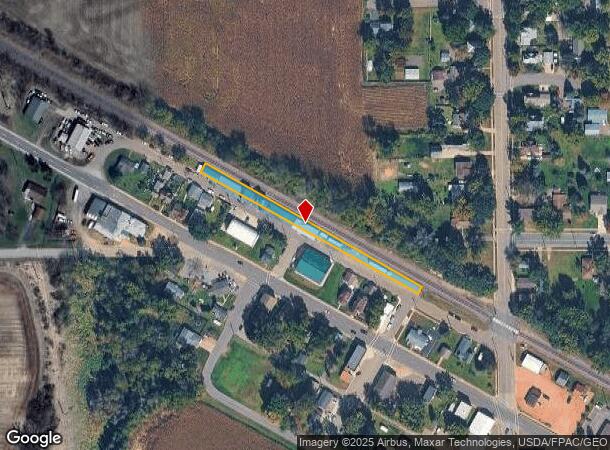 308 Railroad St, Elk Mound, WI Parcel Map