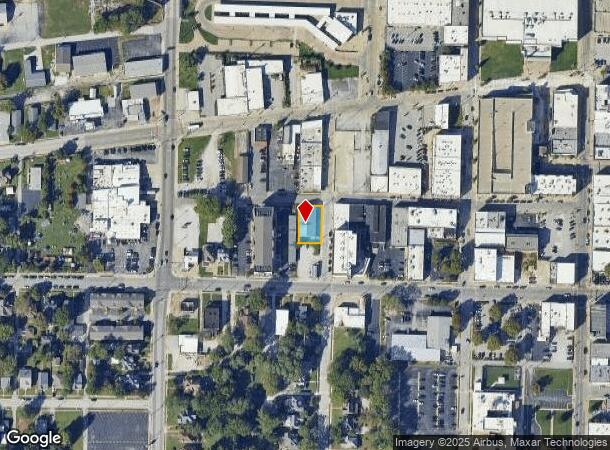  606 W Mcdaniel St, Springfield, MO Parcel Map