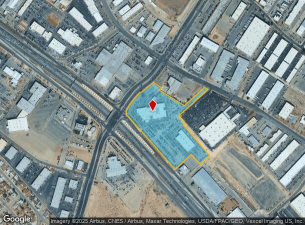 11301 Gateway Blvd W, El Paso, TX Parcel Map