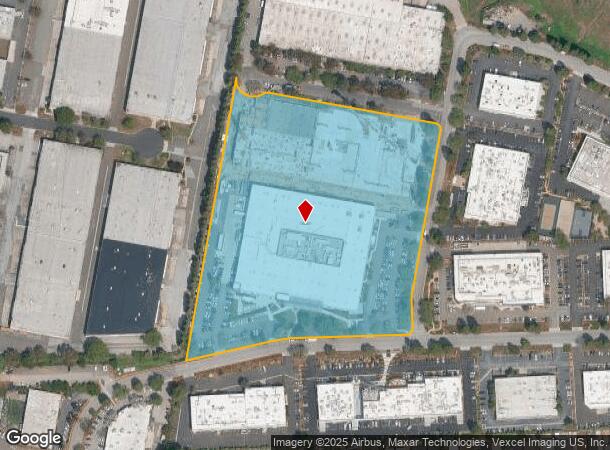 1315 Obrien Dr, Menlo Park, CA Parcel Map