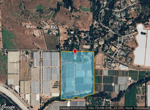  3615 Foothill Rd, Carpinteria, CA Parcel Map