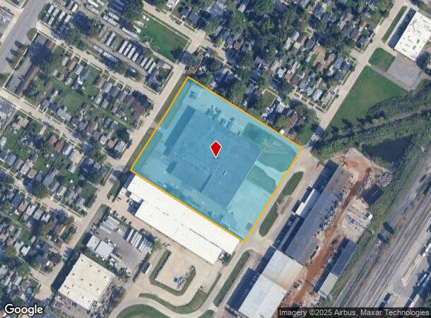  18700 Meginnity St, Melvindale, MI Parcel Map