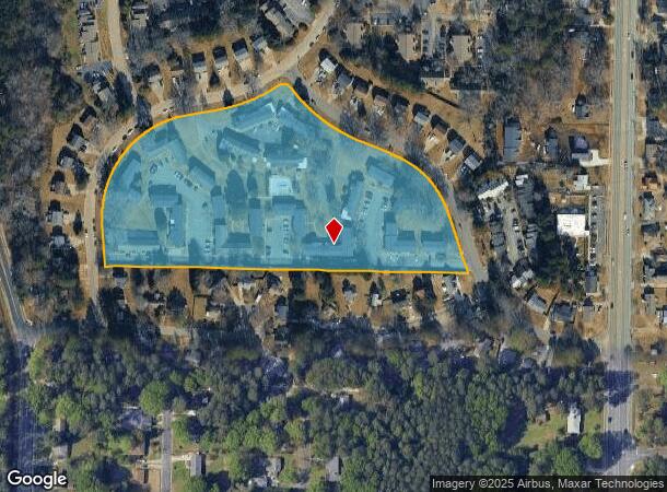 2105 Bogarde St, Durham, NC Parcel Map