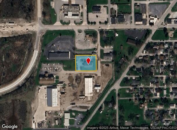 10543 Evans Dr, Luna Pier, MI Parcel Map