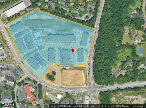 355 Pelham Rd, Greenville, SC Parcel Map