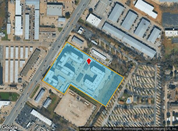 2811 S Cooper St, Arlington, TX Parcel Map