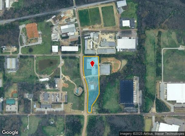 250 Progress Rd, Collierville, TN Parcel Map