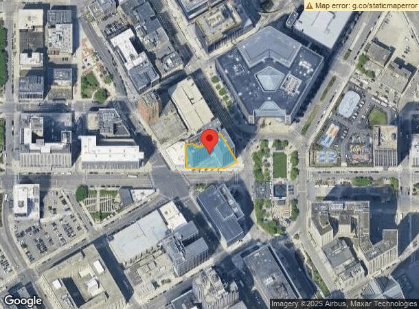  1001 Woodward Ave, Detroit, MI Parcel Map