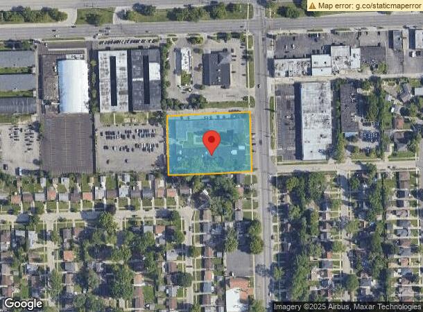  20555 Lahser Rd, Detroit, MI Parcel Map