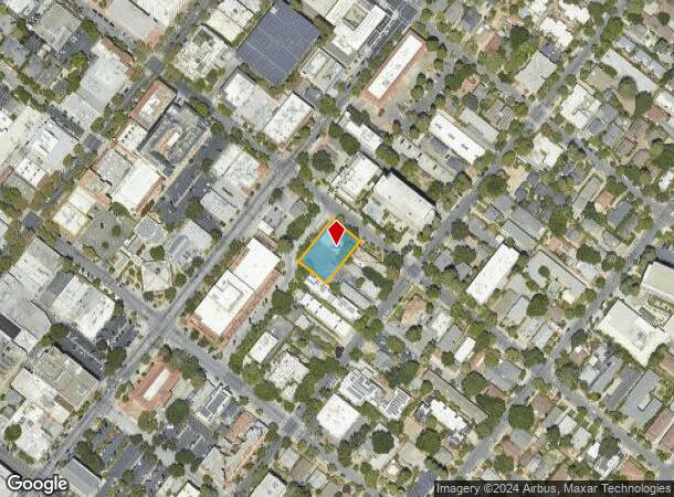  630 Cowper St, Palo Alto, CA Parcel Map