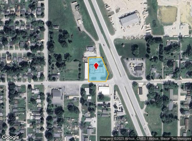  1244 E Gano St, Kokomo, IN Parcel Map