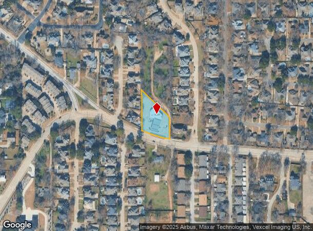  5815 W Arkansas Ln, Arlington, TX Parcel Map