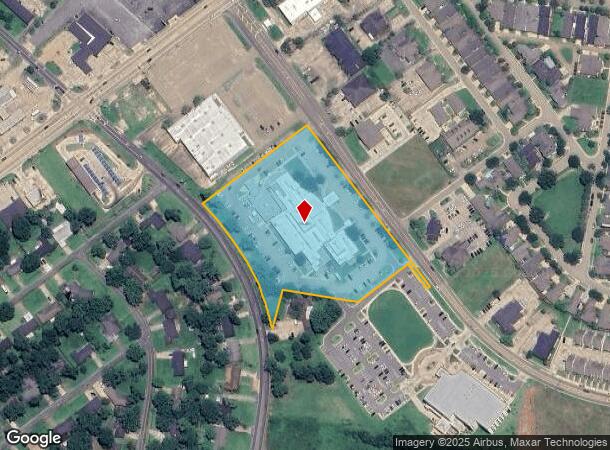  2408 Broadmoor Blvd, Monroe, LA Parcel Map