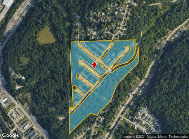  629 Glen Malcolm Dr, Glenshaw, PA Parcel Map