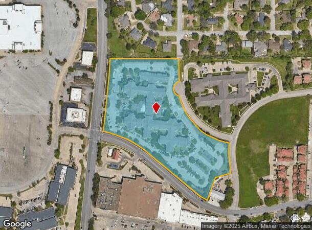  2151 Green Oaks Rd, Fort Worth, TX Parcel Map