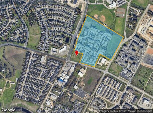  11001 S 1St St, Austin, TX Parcel Map