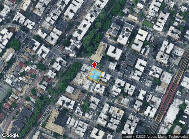  68 W 183Rd St, Bronx, NY Parcel Map