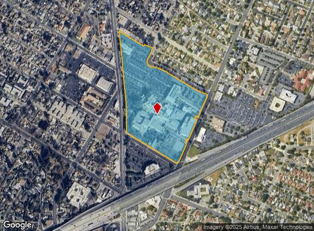  1798 N Garey Ave, Pomona, CA Parcel Map