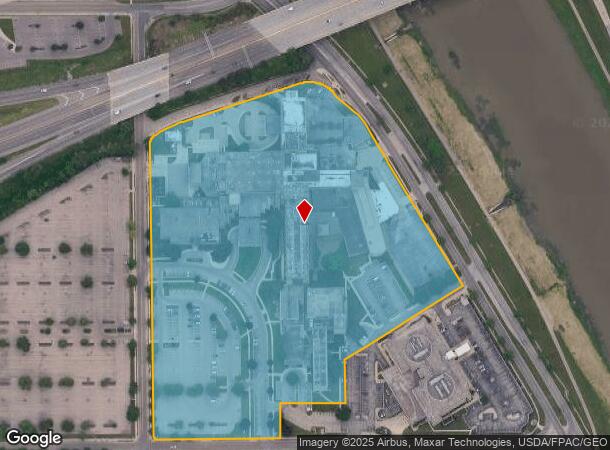 1 S Elizabeth Pl, Dayton, OH Parcel Map