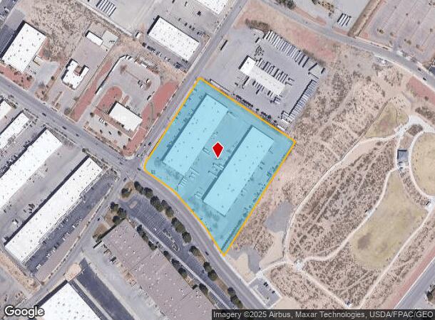  11501 Rojas Dr, El Paso, TX Parcel Map