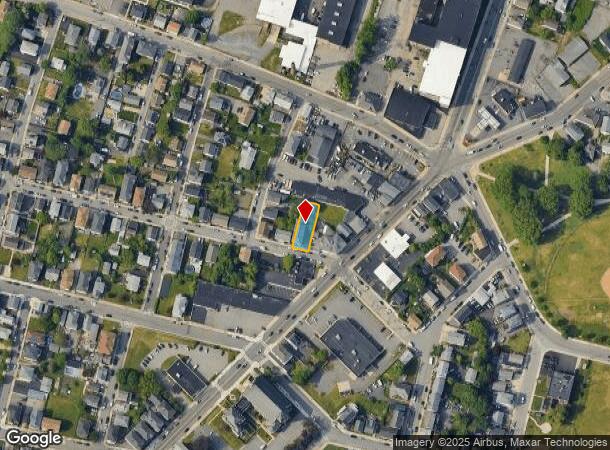  174 Hall St, Fall River, MA Parcel Map
