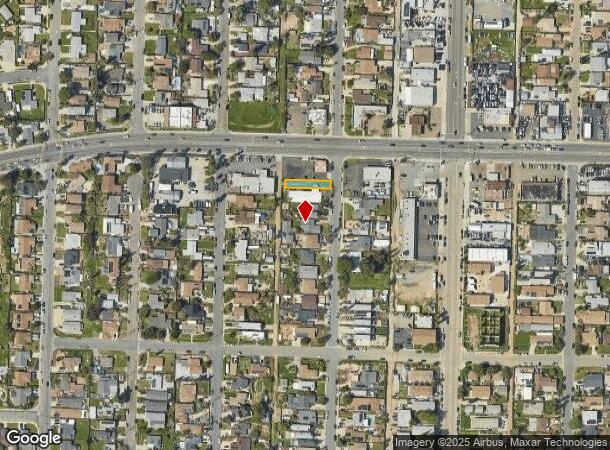  558 Sacramento Ave, Spring Valley, CA Parcel Map