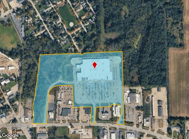 555 E Genesee St, Lapeer, MI Parcel Map