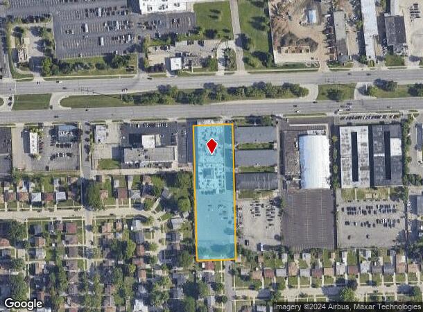  22341 W 8 Mile Rd, Detroit, MI Parcel Map