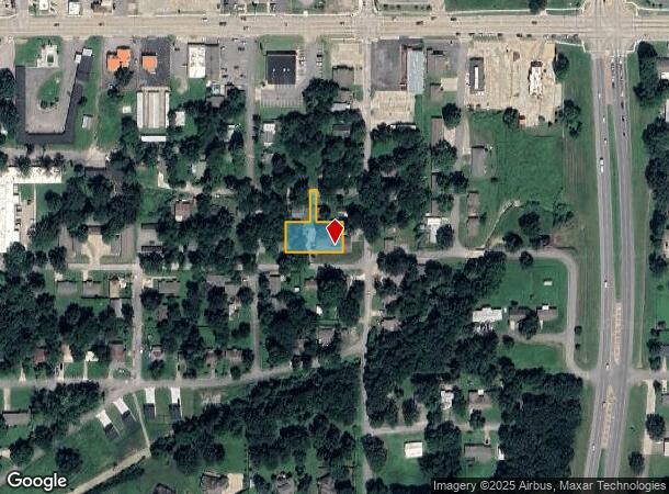 827 E Shawnee St, Tahlequah, OK Parcel Map