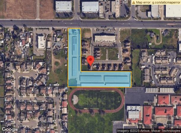  1512 E Whitmore Ave, Ceres, CA Parcel Map