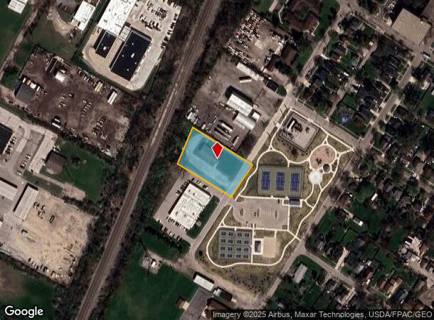 832 S Roessler St, Monroe, MI Parcel Map