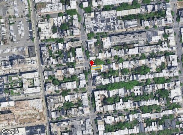 208 Franklin St, Brooklyn, NY Parcel Map