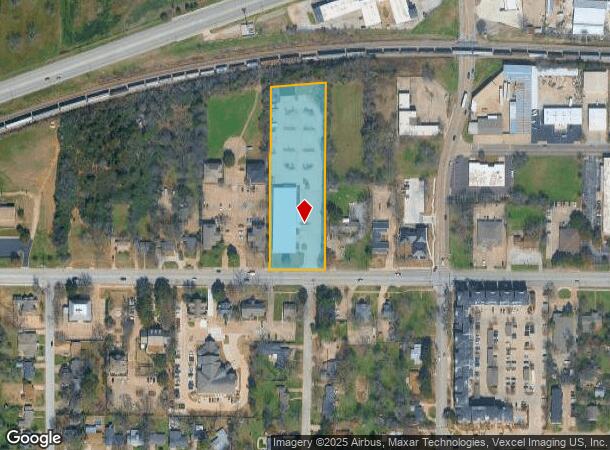 1301 W Abram St, Arlington, TX Parcel Map
