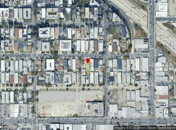  5616 Lexington Ave, Los Angeles, CA Parcel Map