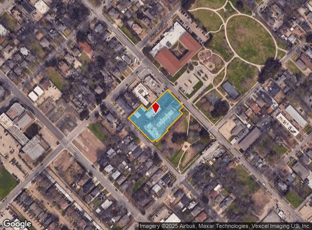  401 N Carroll Ave, Dallas, TX Parcel Map