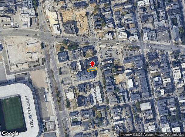  1527 Elm St, Cincinnati, OH Parcel Map