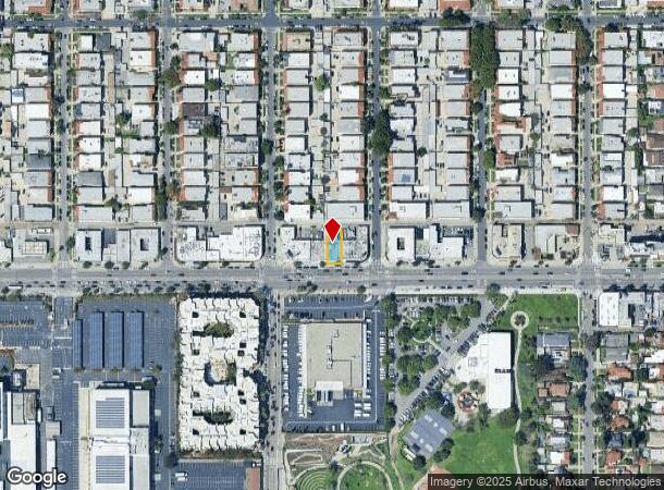  7609 Beverly Blvd, Los Angeles, CA Parcel Map