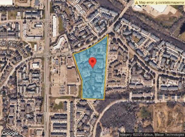  256 E Corporate Dr, Lewisville, TX Parcel Map