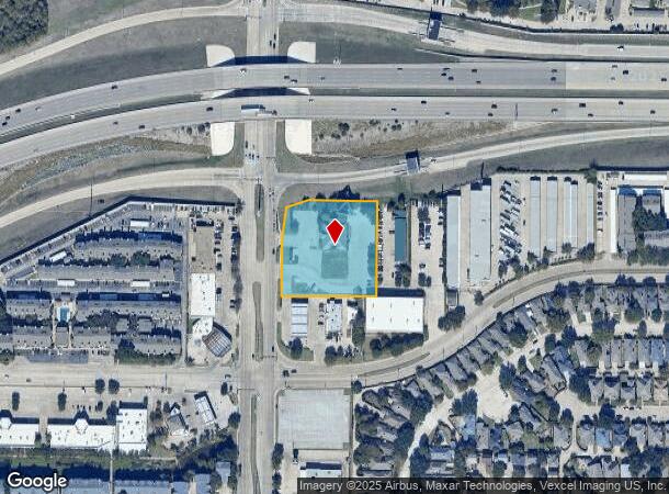  19024 Midway Rd, Dallas, TX Parcel Map