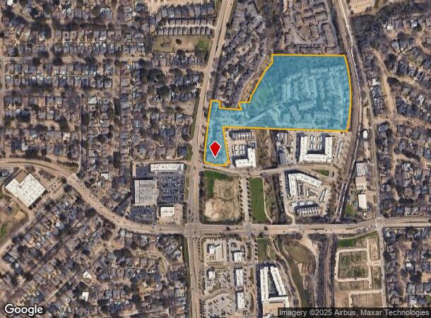 7324 Skillman St, Dallas, TX Parcel Map