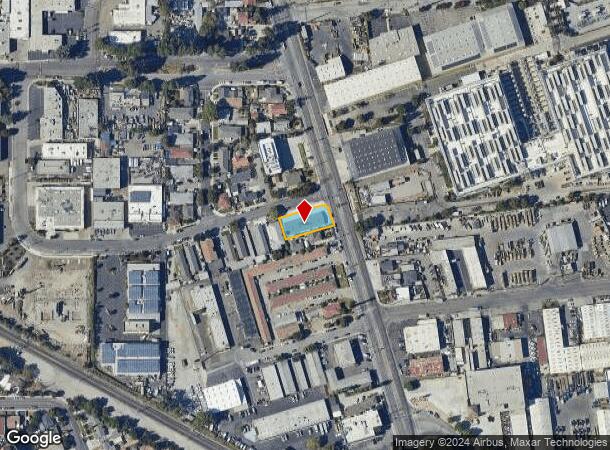  2200 Lafayette St, Santa Clara, CA Parcel Map