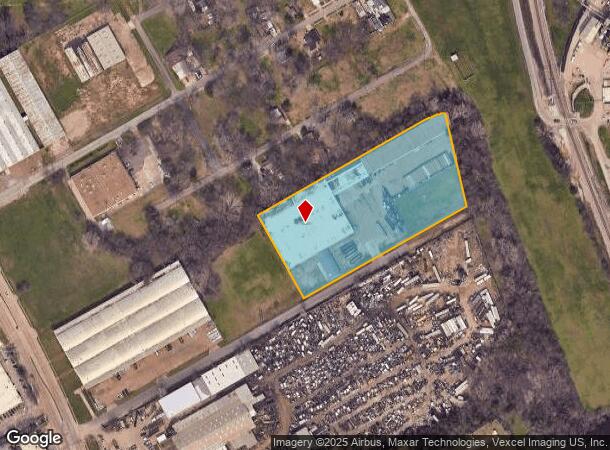 2802 Rector St, Dallas, TX Parcel Map