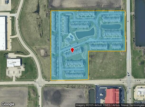  914 Waterview Way, Champaign, IL Parcel Map